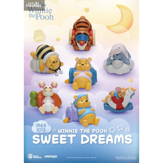 Winnie l'Ourson Pack 6 Figurines Blind Box Sweet Dreams Mini Egg Attack
