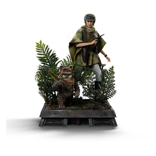 Episode Vi Figurine Leia And Wicket Art Scale