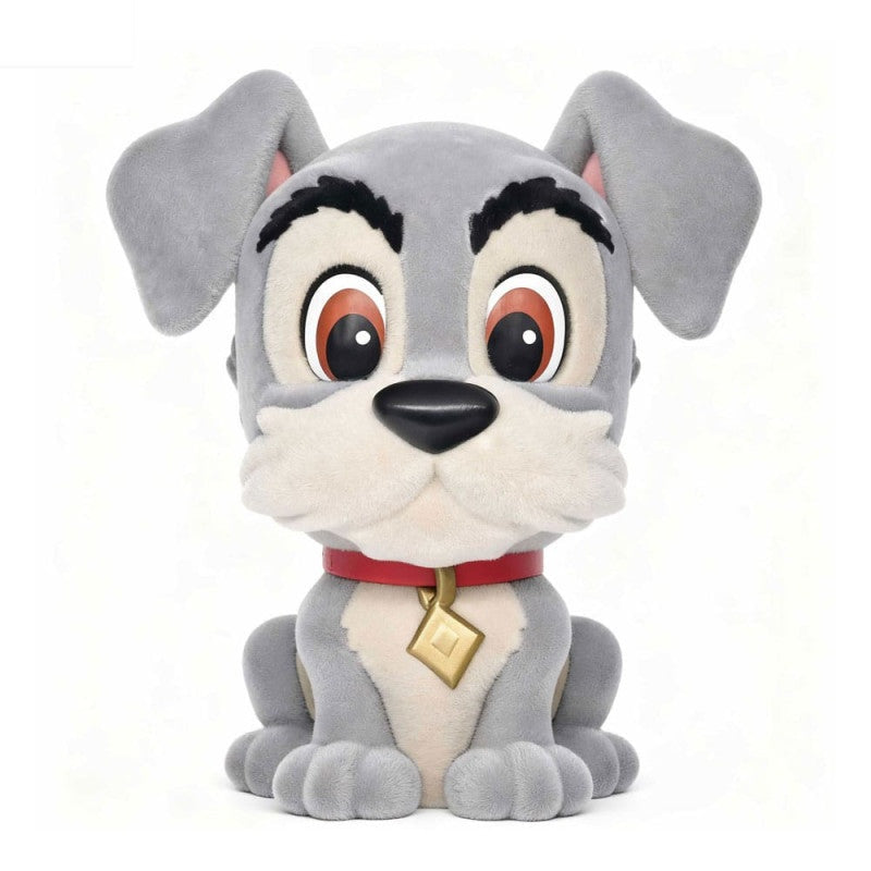 La Belle et le Clochard Figurine Tirelire Clochard With Special Flocking