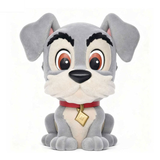 La Belle et le Clochard Figurine Tirelire Clochard With Special Flocking