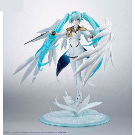 Mobile Suit Gundam X Hatsune Miku Figurine Hatsune Miku X Wing Gundam Zero Ew 45Th Anniversary Lucrea