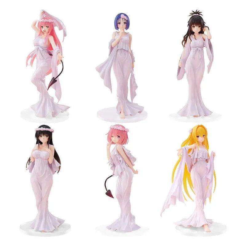 To Love Ru Darkness Pack 6 Figurines Chillfigg 15Th Goddess Dress Blind Box