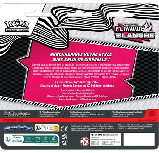 Pokémon - Tri-Pack 3 Boosters EV10.5 Flamme Blanche : Sidérella