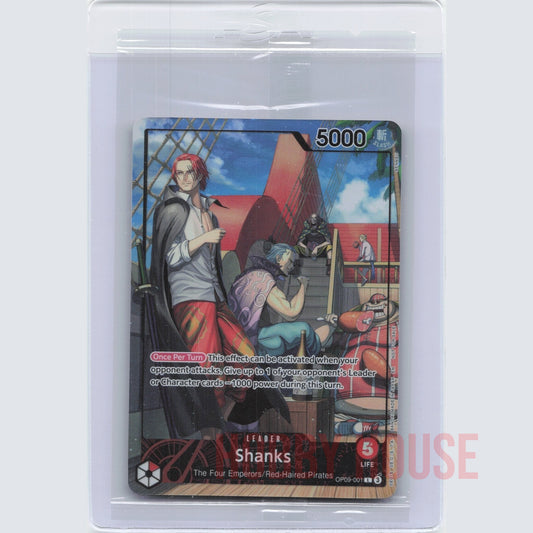 One Piece Card Game Shanks Leader OP09-001 Promo