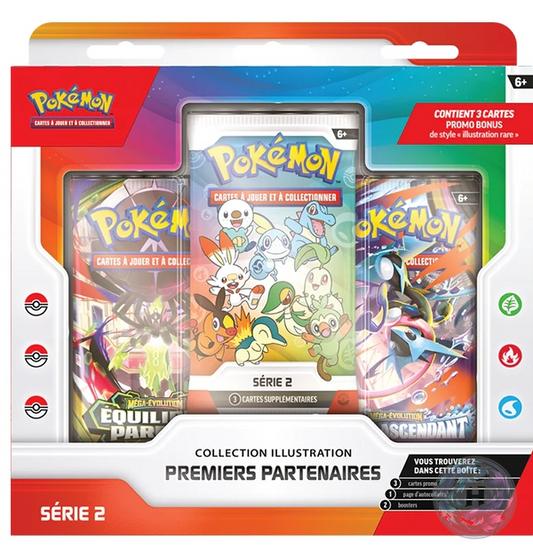 Collection Illustration Premiers Partenaires Série 2 Pokémon (FR)