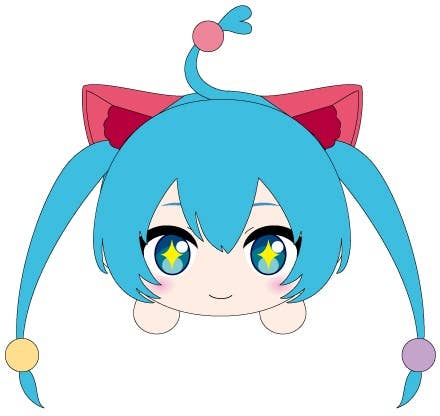 Project Sekai: Colorful Stage! Feat. Hatsune Miku: Lying Down Plush Toy