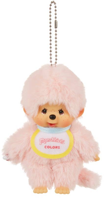 Monchichi COLORS Keychain Pink