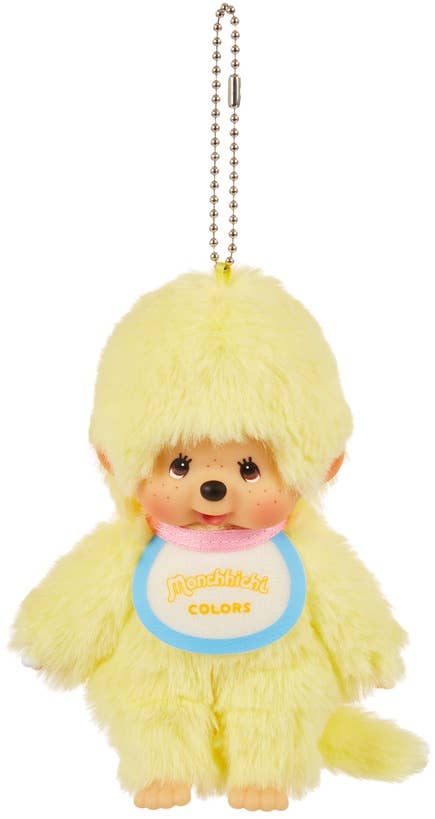 Monchichi COLORS Keychain Yellow