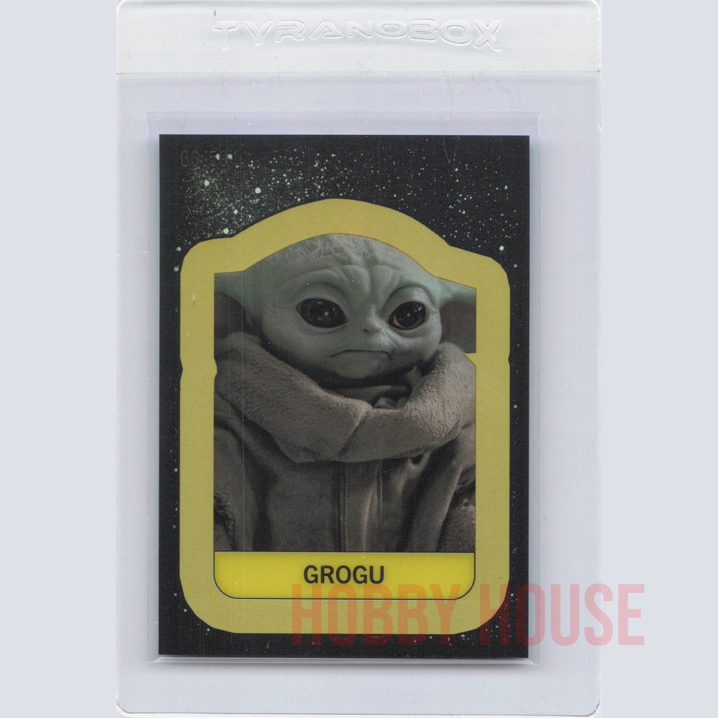 Star Wars 2025 Topps Meiyo Grogu Chrome Sticker /50