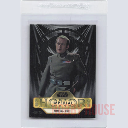 Admiral Motti 2025 Topps Star Wars Meiyo Imperial Honor Black 49/75