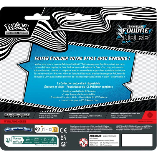 Pokémon - Tri-Pack 3 Boosters EV10.5 Foudre Noir : Symbios