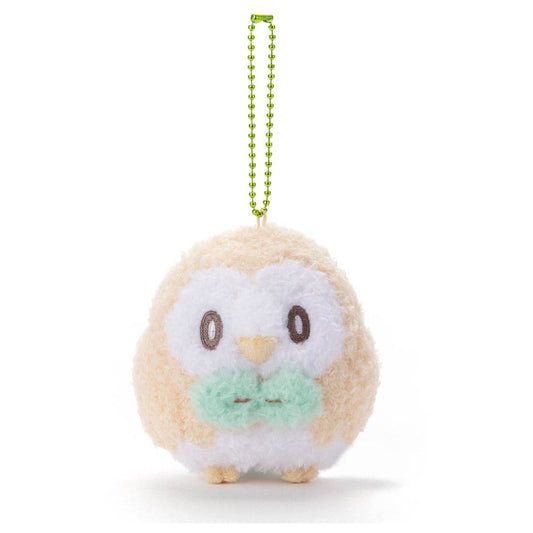 Poke Peace Plush with Ball Chain Rowlet