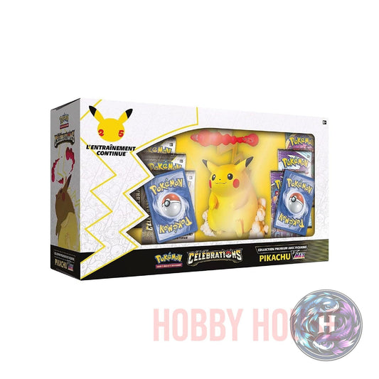Coffret Collection Premium Figurine Pokémon Celebrations Pikachu VMAX