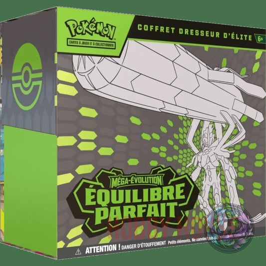 Coffret Dresseur d’Élite Pokémon Me03 Méga Évolution Équilibre Parfait FR