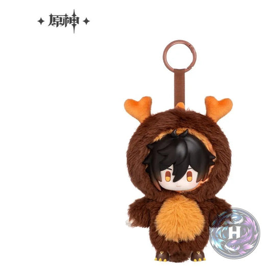 Genshin Impact Porte Cles Peluche Zhongli Winter Nesting Series