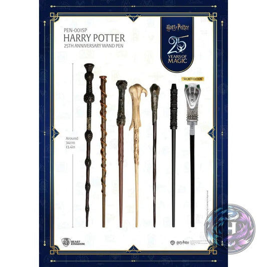 Harry Potter Pack 6 Stylos 25Th Anniversary Wand Pen