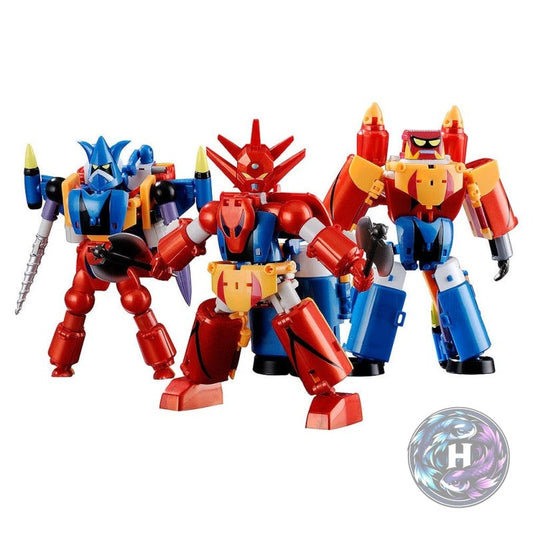 Getter Robo G Pack 3 Figurines Getter Robo G Dynamic Change