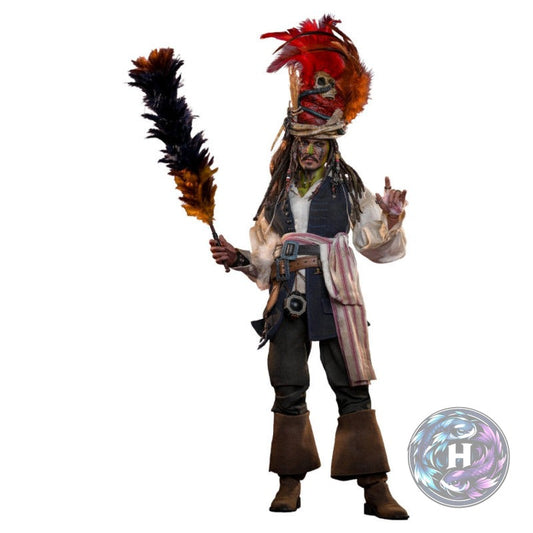 Disney Pirates des Caraibes Figurine Pelegostos Chief Jack Sparrow Dx