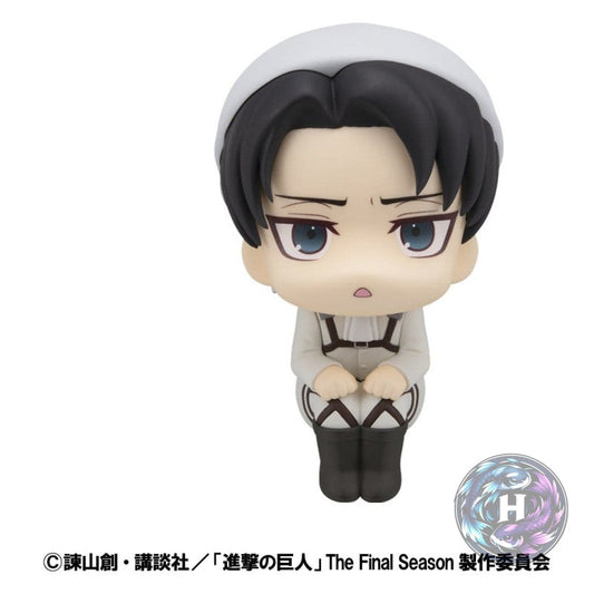 Attack On Titan Figurine Levi Cleaning Up Look Up