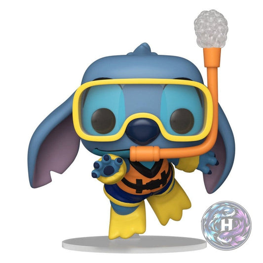 Disney Lilo Stitch Figurine Snorkeling Stitch Pop