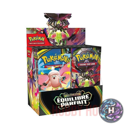 Display 36 Boosters Pokémon Me03 Méga Évolution Équilibre Parfait FR